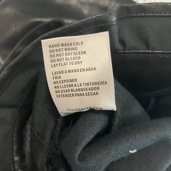 Francesca’s Collections Faux Vegan Leather Shorts - Picture 5 of 12